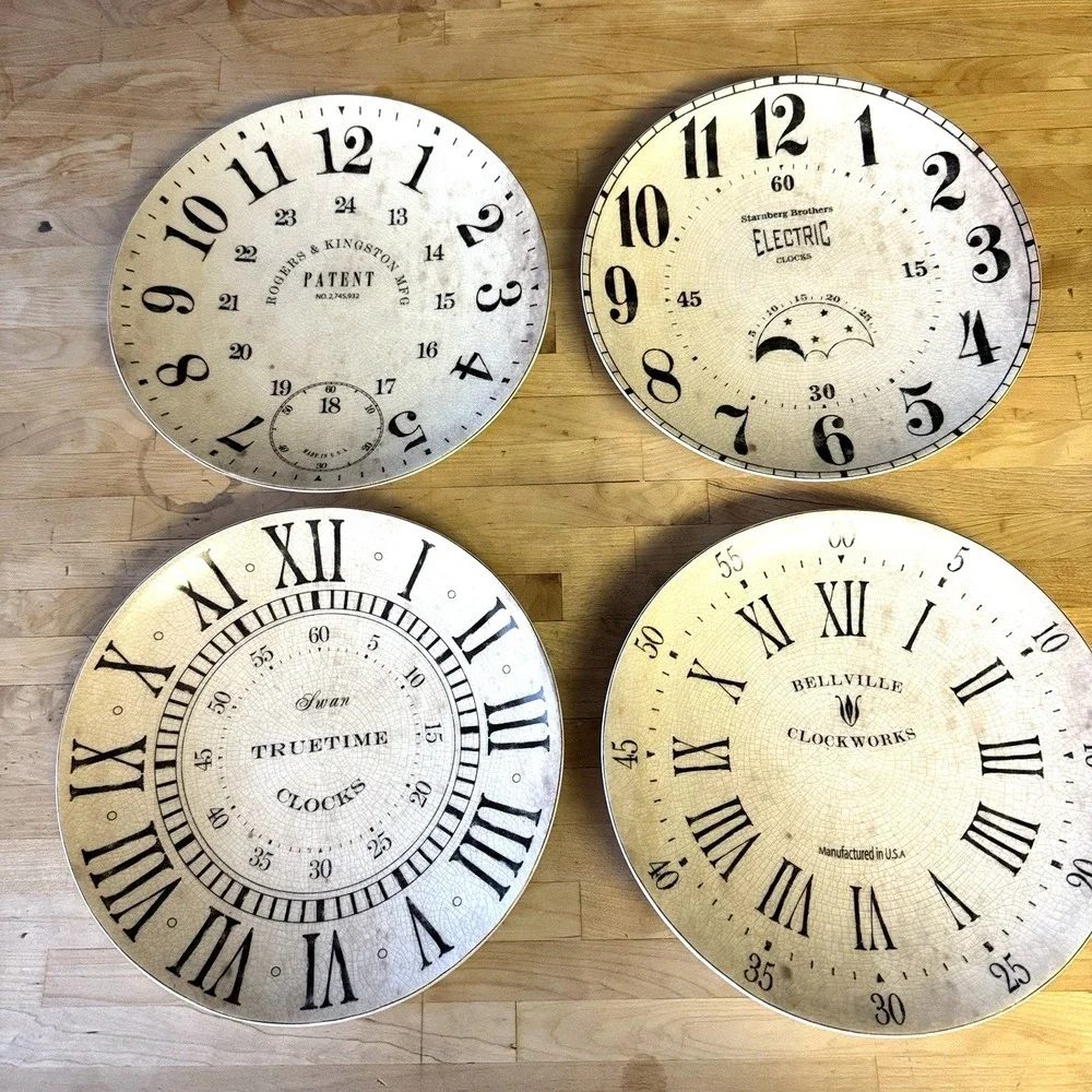 Pottery Barn Vintage Clock Face 8.25